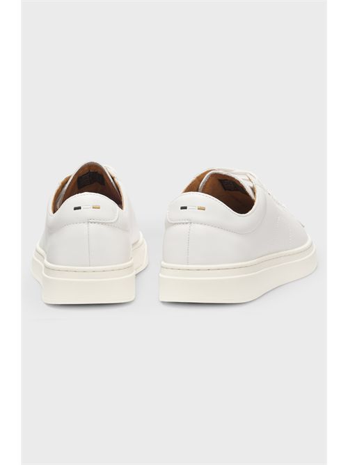 Sneakers low-top in pelle martellata con logo goffrato BOSS | KIERAN_TENN100-50557866